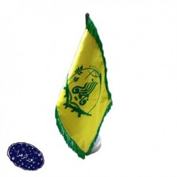 پرچم رومیزی فاطمیون با پایه سنگی 42546