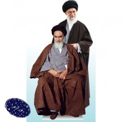 ماکت کات استند امام خمینی و مقام معظم رهبری