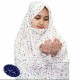 چادر نماز گلدار طرح شاپرک قد 150
