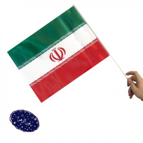 بسته های عمده پرچم ایران دستی 40 در 30 سانت