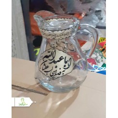 پارچ مذهبی دو طرف نوشته