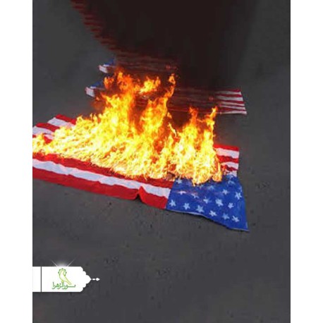 پرچم آمریکا ویژه آتش زدن در راهپیمایی
