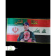 پرچم ساتن سردار و ابومهدی همراه با میله