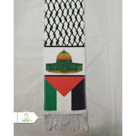 شال گردن آویز مخمل فلسطین