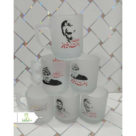 لیوان های یخی مزین به تصاویر سردار دلها