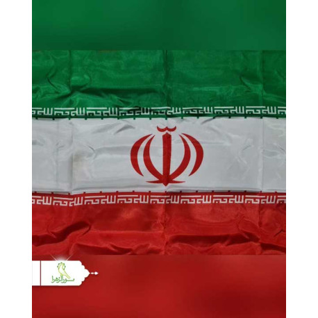 پرچم ساتن ایران 50*80