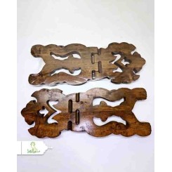 رحل چوبی طرح پروانه بزرگ