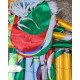 ریسه ساتن هلال رنگی