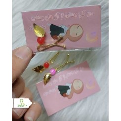 گیره روسری به همراه کارت