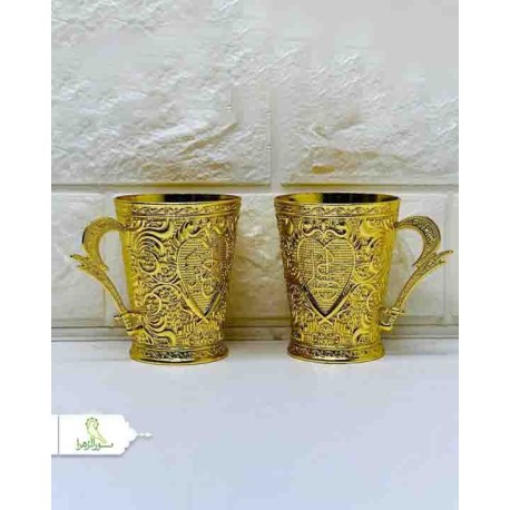 دکوری طرح لیوان طلایی