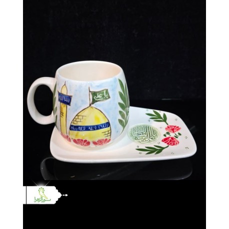 ماگ و پیش دستی طرح غدیری