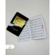 زیارت عاشورا نیم جیبی طلاکوب تزیینی