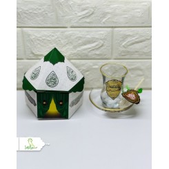 استکان و نعلبکی طرح خیمه
