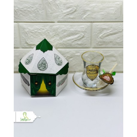 استکان و نعلبکی طرح خیمه