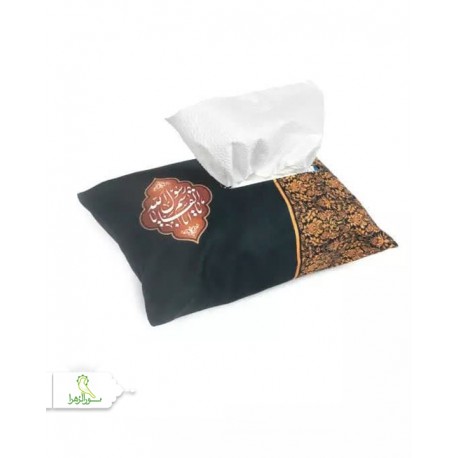 جادستمال کاغذی مخمل طرح یا اباالقاسم یا رسول الله
