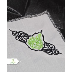 دستمال اشک گلدوزی