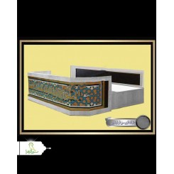 جایگاه قاری سن دار با پشتی 100*150