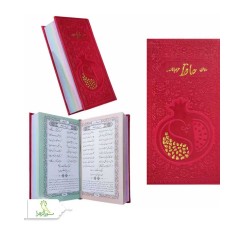 حافظ پالتویی داخل رنگی چرم با دونه انار