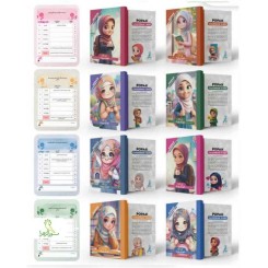 تقویم نیم جیبی 1405 مذهبی کودکانه دختر و پسر