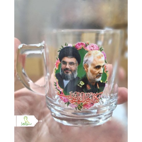 لیوان شیشه ای شهدا