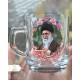 لیوان شیشه ای رهبری شهید