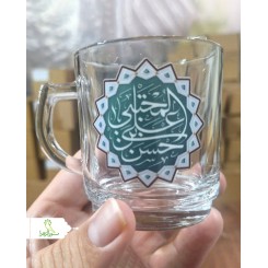 لیوان شیشه ای امام حسن (ع)