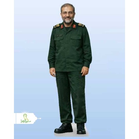 کات استند شهید سلیمانی فرمانده کل بسیج