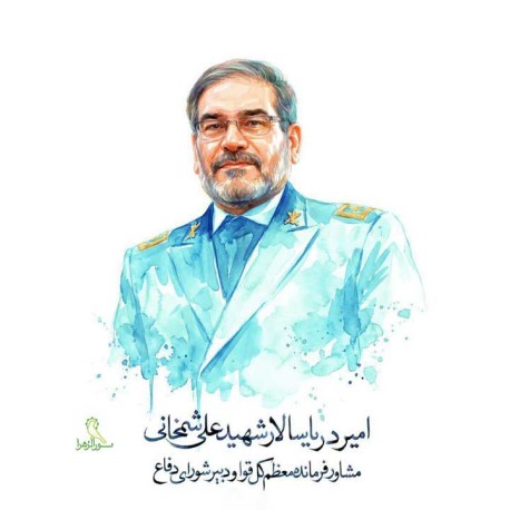 ماکت کات استند امیردریاسالار شهید علی شمخانی