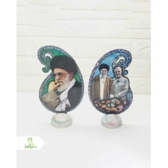 تندیس رومیزی طرح بته جقه رهبری