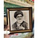 قاب کاشی رهبر شهید