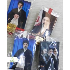 بوم و سه پایه عکس رهبرشهید و آقامجتبی عزیز