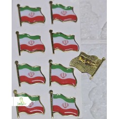 سنجاق سینه طرح پرچم ایران
