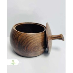 قندان و گلدان چوبی