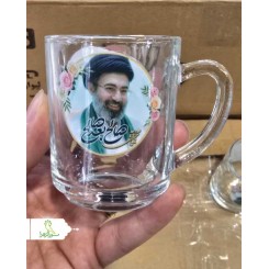 لیوان شیشه ای رهبری شهید