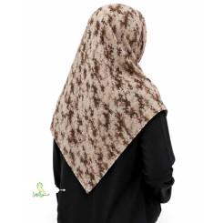 روسری دیجیتال خاکی صابربن
