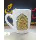 ماگ سفالی طرح دار