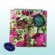 بسته عمده دفترچه یادداشت پارچه ای گل گلی به همراه جانماز و پیکسل