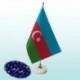 پرچم رومیزی آذربایجان با پایه سنگی